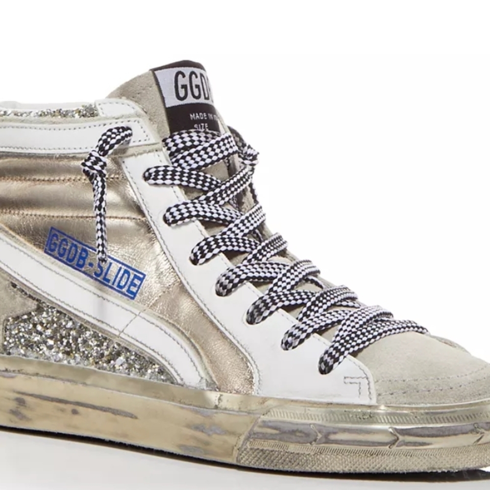 Golden Goose Slide High-Top Sneakers